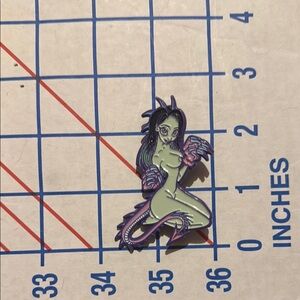 Sexy adult enamel pin glitter monster Waifu tentai limited edition